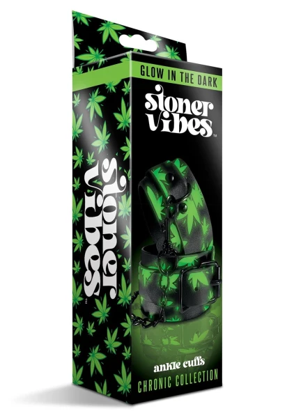 Stoner Vibes Chronic Collection Glow in the Dark Ankle Cuffs