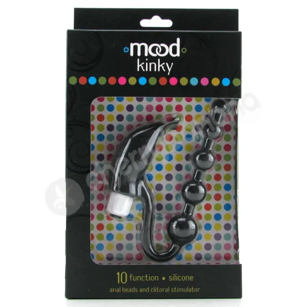 Mood Kinky Black Vibrating Anal Beads