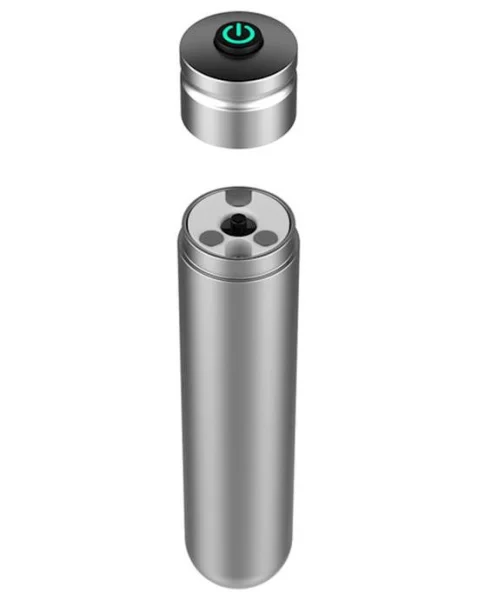 Nexus Ferro Stainless Steel Rechargeable 6 Speed Bullet - 2.8 Inch - Silver