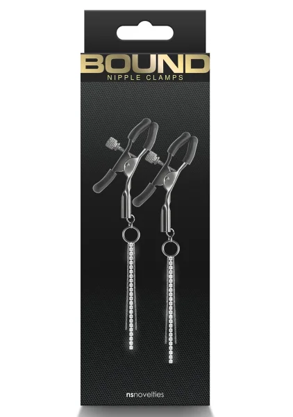 Bound Adjustable D3 Nipple Clamps by NS Novelties - Gunmetal