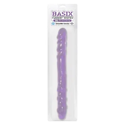 Basix Rubber Works 16 Inch Double Dong Purple