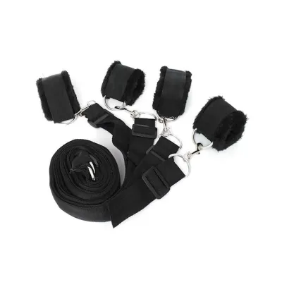 Fluffy Cuffs Bed Restraints