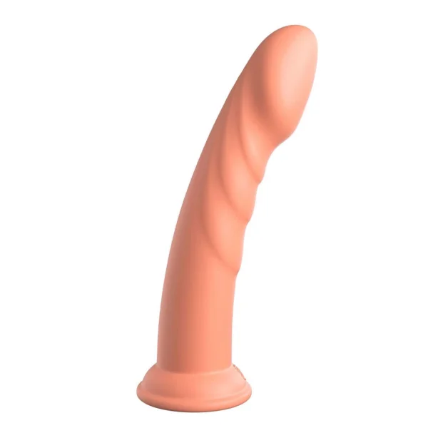 Dillio Platinum Super Eight Silicone 8" Suction Cup Dildo - Peach