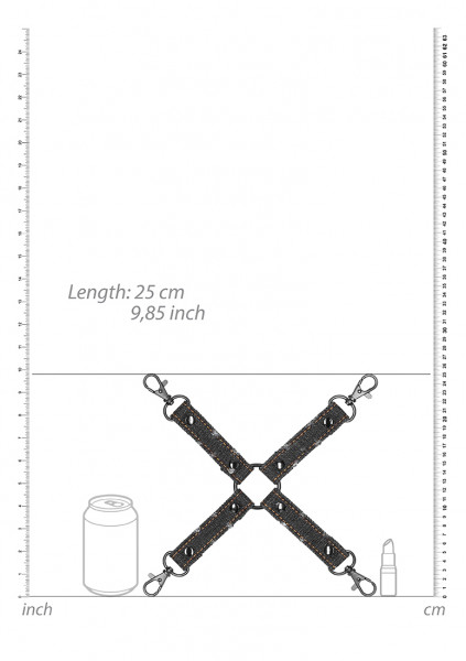 Denim - Hogtie - Roughend Denim Style - Black - BDSM Sex Toys