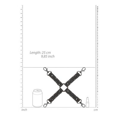 Denim Hogtie Roughend Denim Style Black BDSM Sex Toys