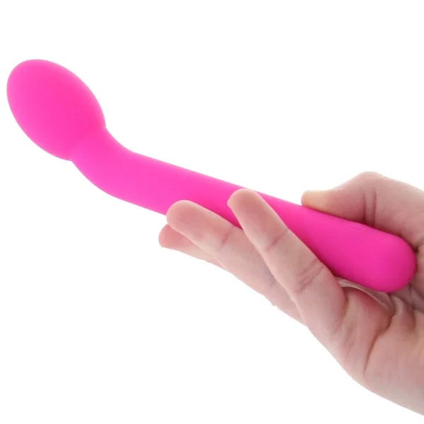 Bliss Liquid Silicone Tulip Rechargeable Waterproof G-Spot Vibrator - Pink