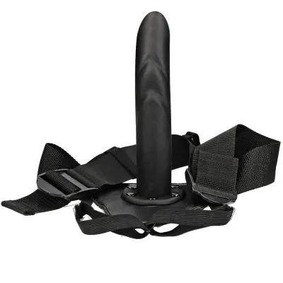 Ouch Textured Curved 8 Inch Hollow Strap On