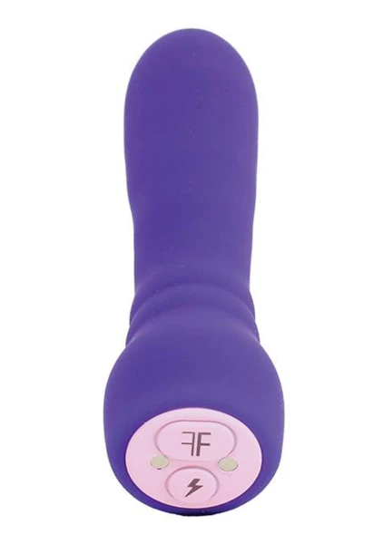 Booster Bullet Rechargeable Waterproof 20 Function Mini Vibrator By FemmeFunn - Dark Fuchsia