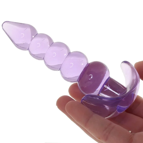 Adam & Eve Bumpy Delight Anal Plug - Purple