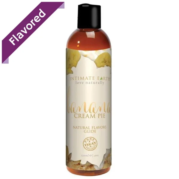 Intimate Earth Banana Cream Pie Flavored Water-Based Lube | 4oz