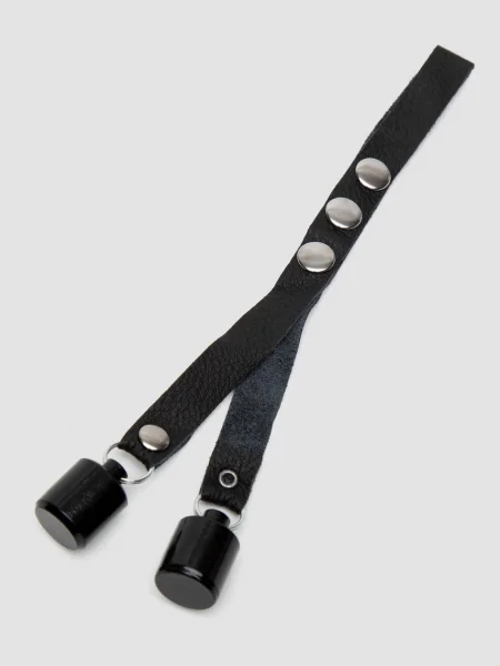 DOMINIX Deluxe Leather Weighted Ball Stretcher 3.5oz