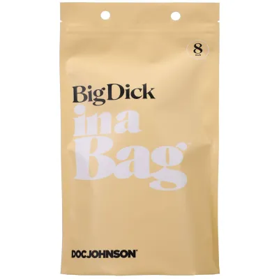 Big Dick in a Bag 8 Inch Clear
