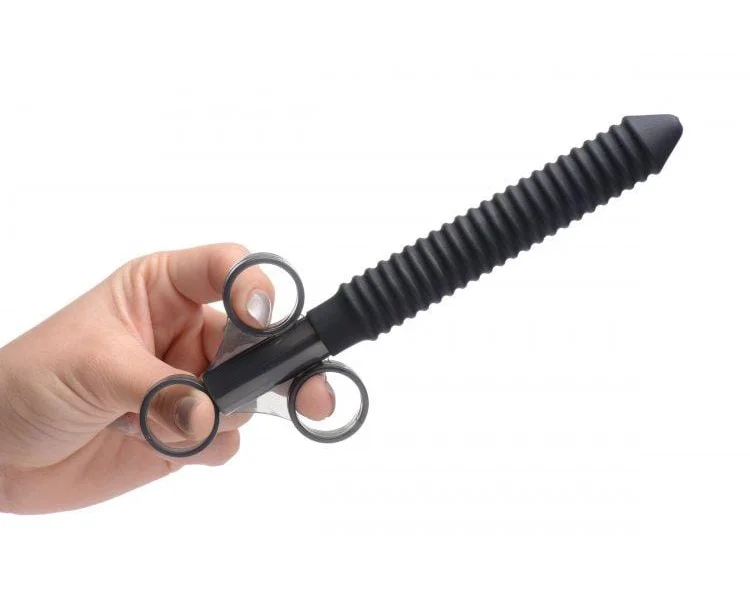 Ribbed Silicone Lubricant Launcher