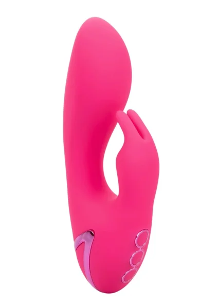 California Dreaming So. Cal Sunshine Rabbit Style Silicone Rechargeable Vibrator by CalExotics