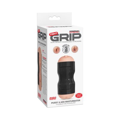 Tight Grip Pussy Ass Masturbator Black Case