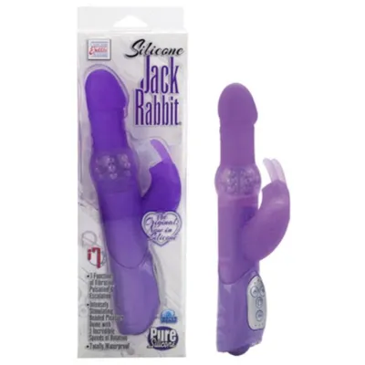 Silicone Jack Rabbit Purple 9 7 Inch