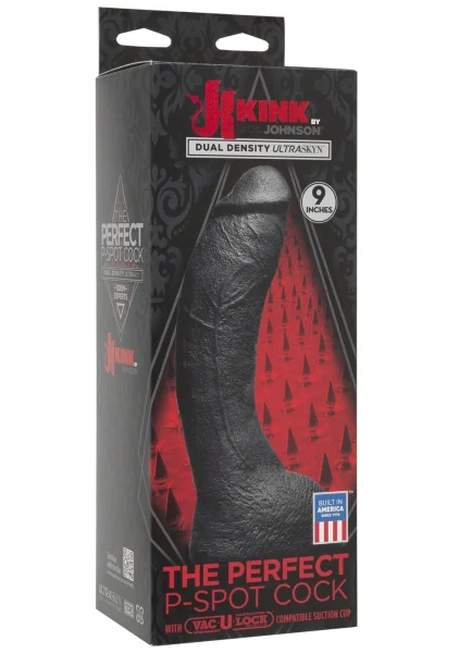 KINK - The Perfect P-Spot Cock Dual Density ULTRASKYN™ Dong with Vac-U-Lock™ - 9"