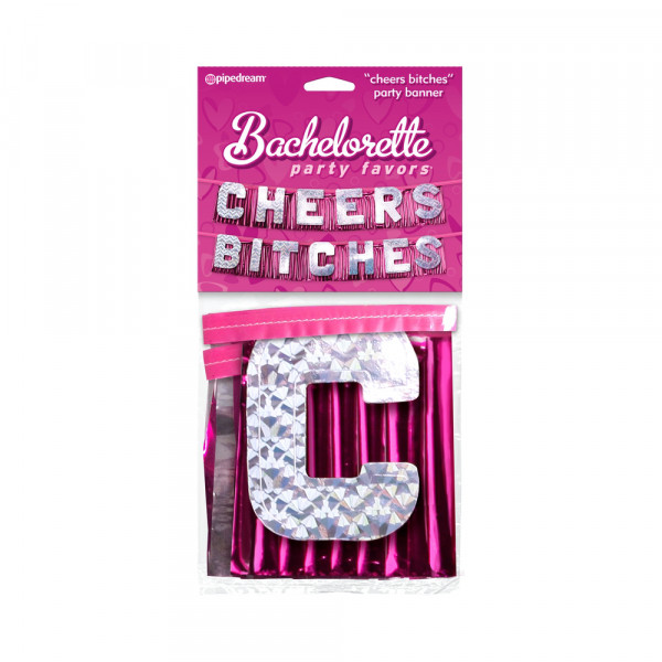 Bachelorette Party Favors Cheers Bitches Party Banner