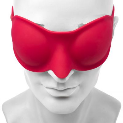 Bondara Don t Peep Red Silicone Blindfold