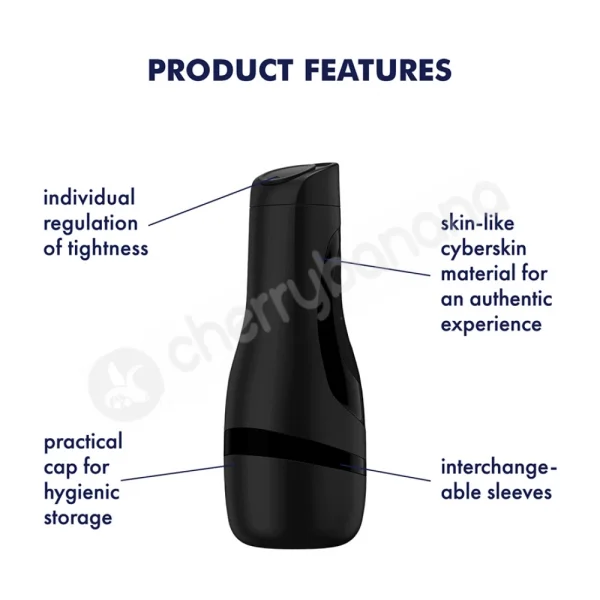 Satisfyer Men Classic Black Male Masturbator