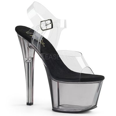 7 inches Heel 2 3 4 inches Tinted PF Ankle Strap Sandal