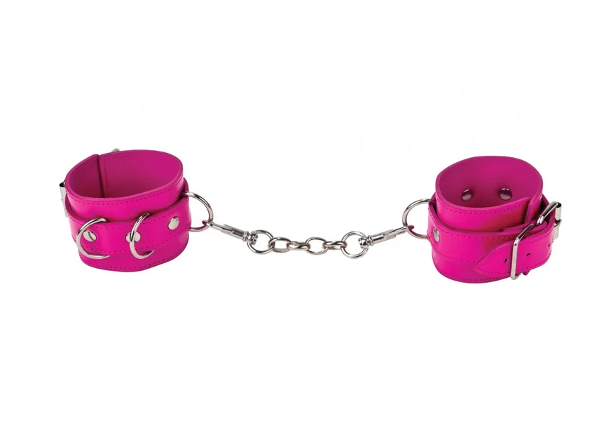 Leather Cuffs - Pink — image 7 of 7
