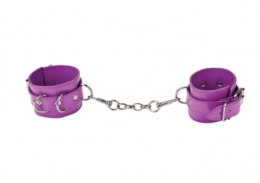 Leather Cuffs - Purple — image 7 of 7