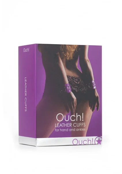 Leather Cuffs - Purple — image 6 of 7