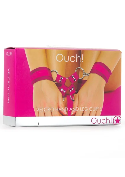 Velcro Hand and Leg Cuffs - Pink — image 6 of 7