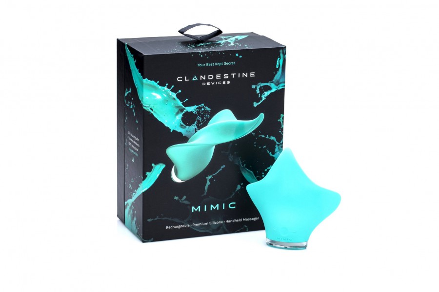 Clandestine Devices MIMIC Rechargeable Silicone 4.25" Vibrating Massager