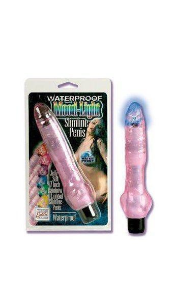 Waterproof mood-light slimline penis — image 6 of 6