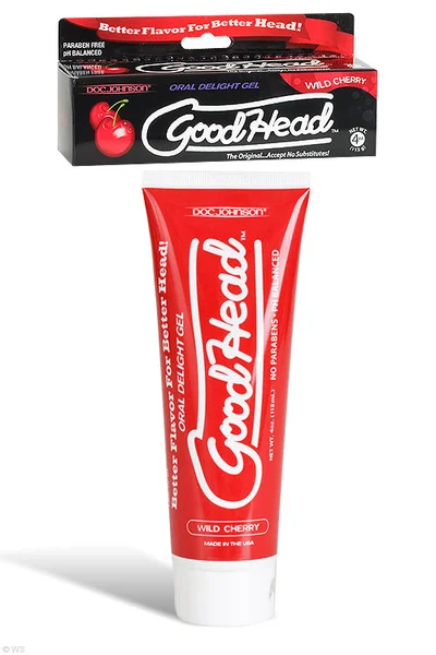 Doc Johnson GoodHead The Ultimate Blow Job Gel - Cherry (4.oz) — image 2 of 2