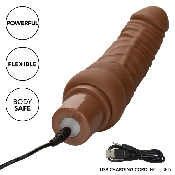 Rechargeable Power Stud Curvy - Brown