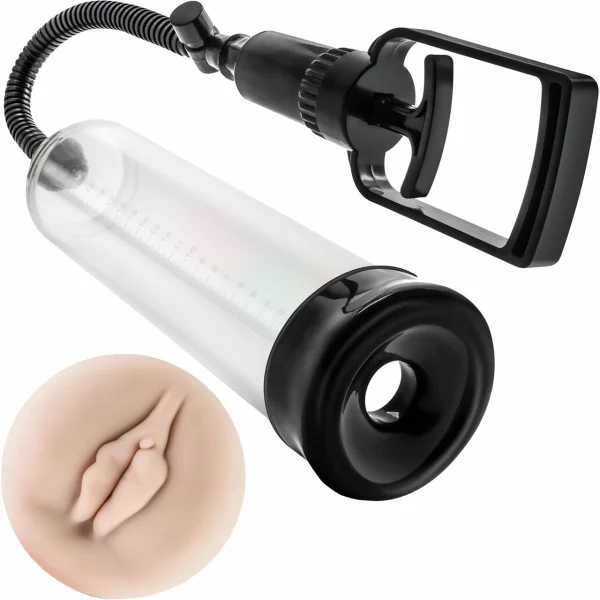 Performance VX5 Male Enhancement Penis Pump System With Realistic Sleeve By Blush - Clear
