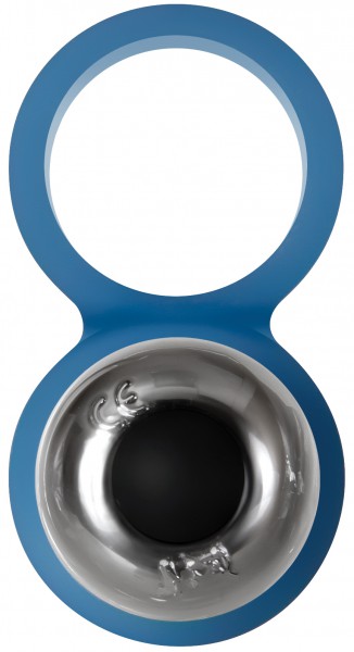 Adam & Eve Silicone Blue Dolphin Finger Vibe