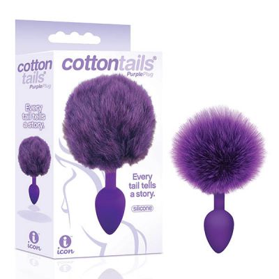 Purple Bunny Tail Plug