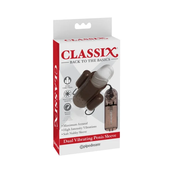 Classix Dual Vibrating Penis Sleeve