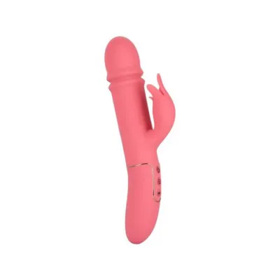 Shameless Tease Rabbit Vibrator Pink 10 Inch
