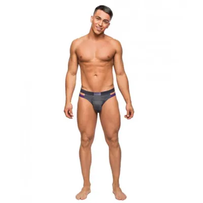 Heather Haze Cutout Jock Grey L x