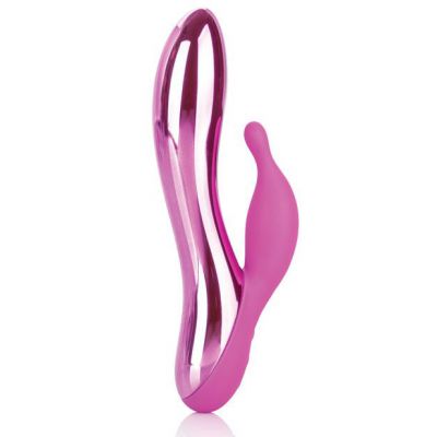 CalExotics DazzLED Radiance Dual Stimulating Vibe with Pulsing LED Lights