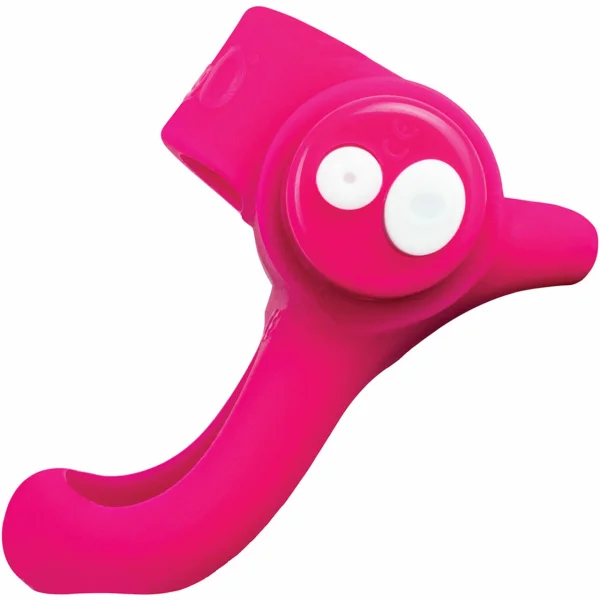 Charged You-Turn Plus Vibrating Silicone Cock Ring By Screaming O - Strawberry