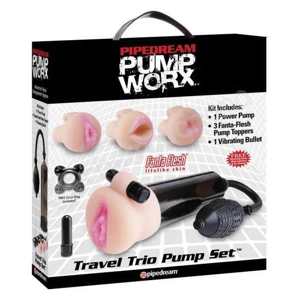 Pump Worx Travel Trio Pump Set