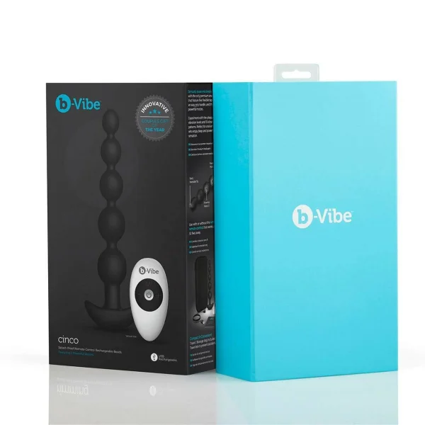 b-Vibe Cinco Vibrating Anal Beads