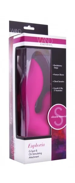Euphoria G-Spot and Clit Stimulating Wand Massager Attachment by Wand Essentials