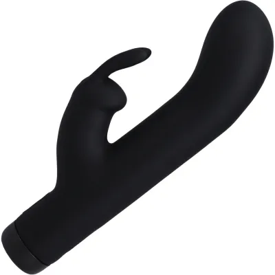 In A Bag Silicone Rechargeable Rabbit Vibrator By Doc Johnson Black