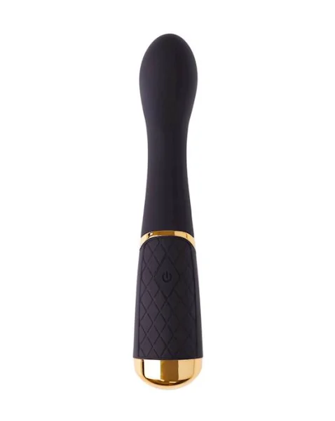 Share Satisfaction Lalain Luxury G-spot Vibrator - Black - 7.7 Inch