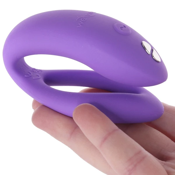 We-Vibe Sync O Rechargeable Silicone Remote & App Controlled Couples Vibrator - Purple