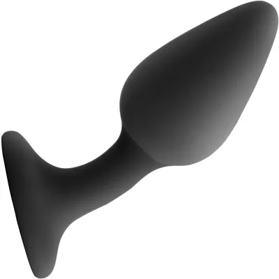Renegade Knock Knock Plug Black Silicone Butt Plug