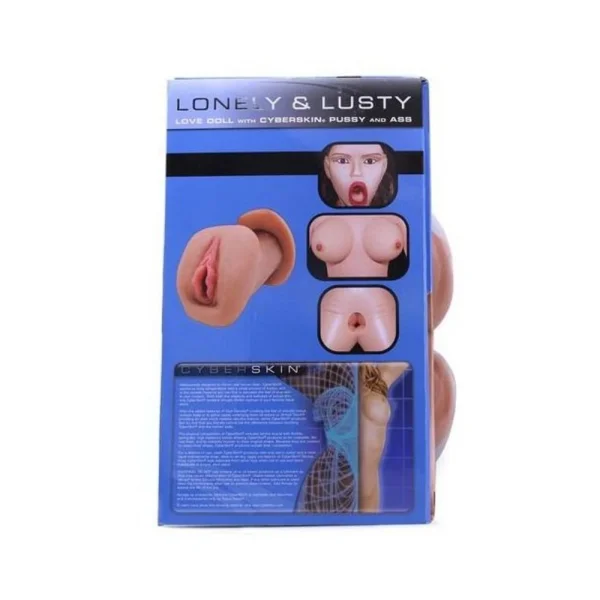 Lonely Lusty Inflatable Love Doll With Cyberskin Pussy And Ass