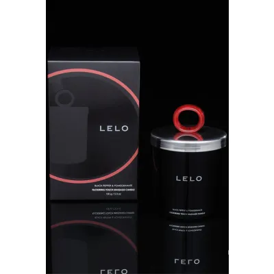 Lelo Black Pepper Pomegranate Flickering Touch Massage Candle